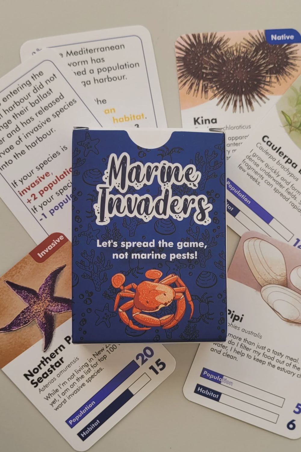 Marine Invaders The Card Game- English Version