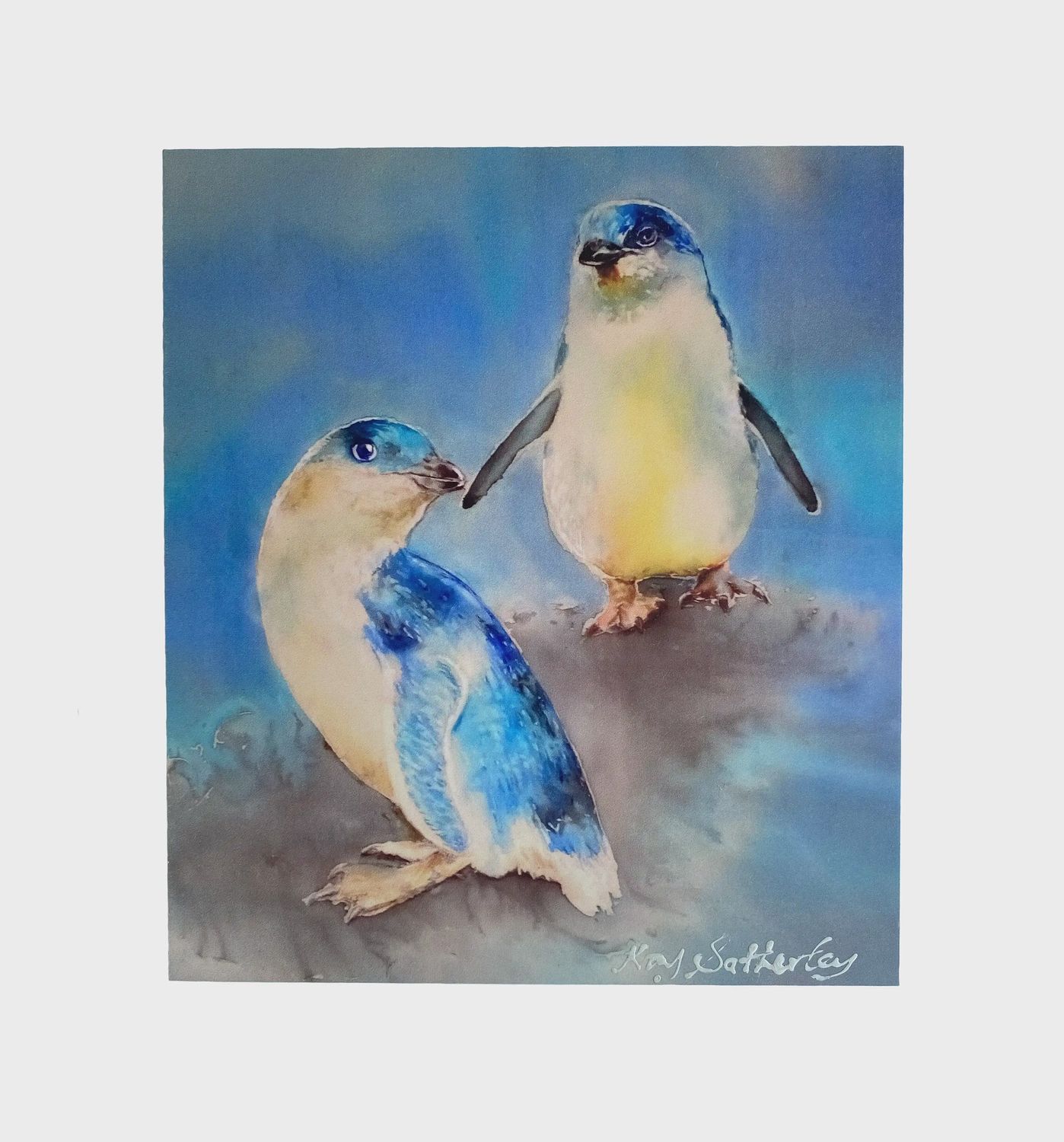 Art Panel by Kay- kororā/Little Penguin, med