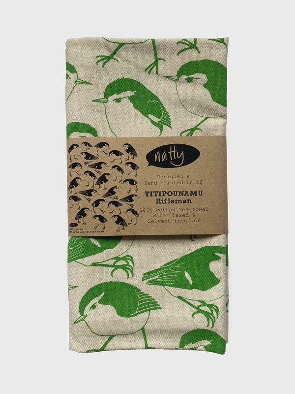 Teatowel- Titipounamu/rifleman