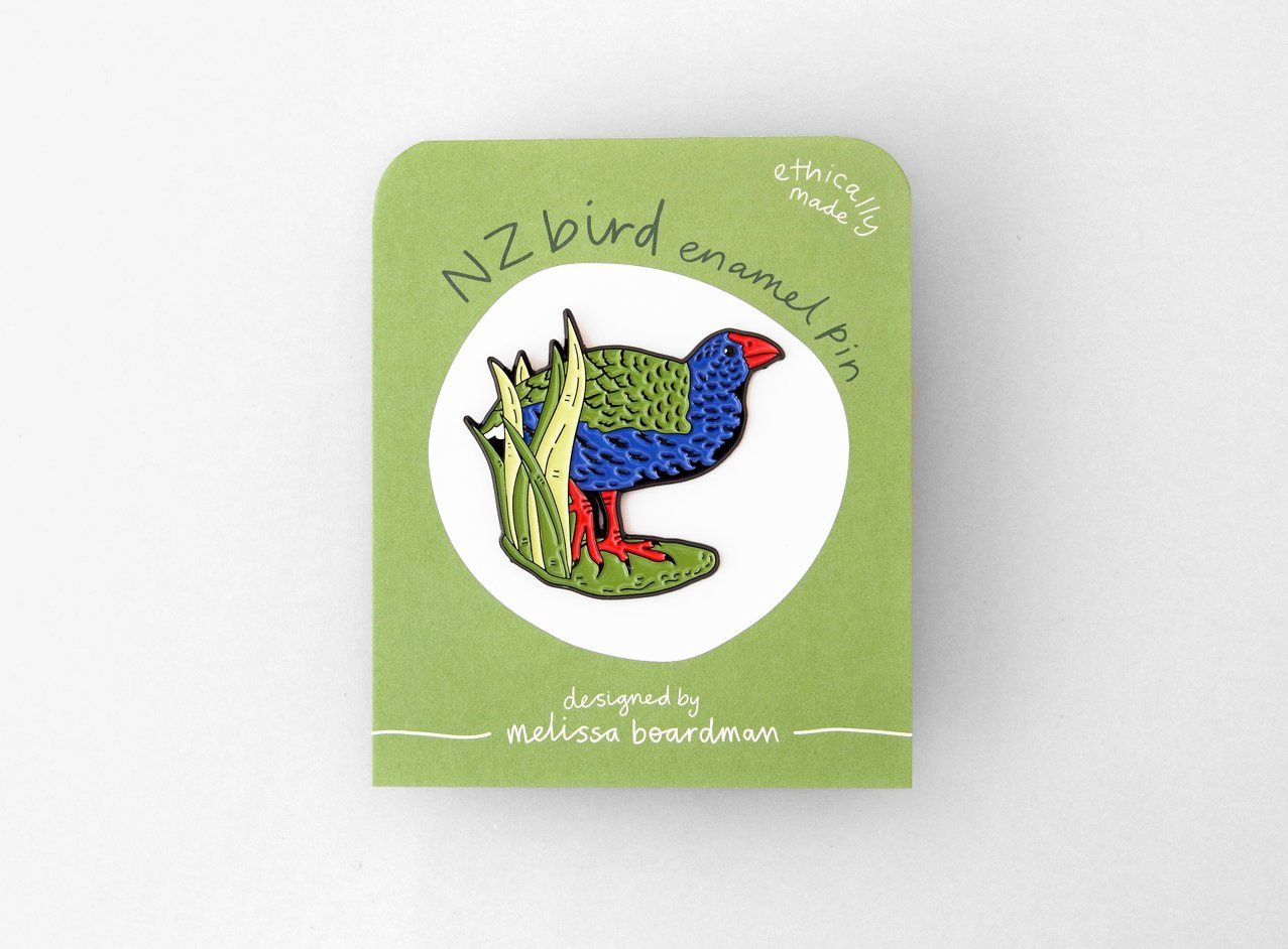 Enamel Pin- takahē
