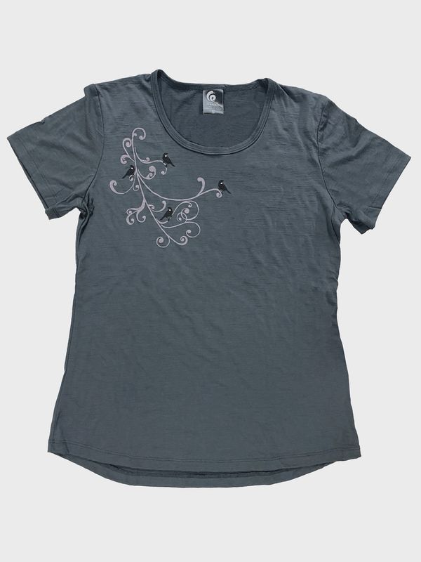 Merino T-Shirt- Tūī, womens