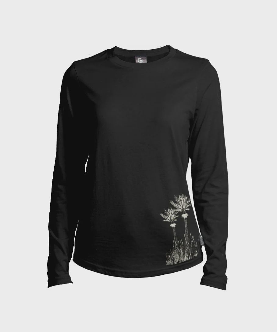 Merino Long-Sleeve T-Shirt- Nikau, womens