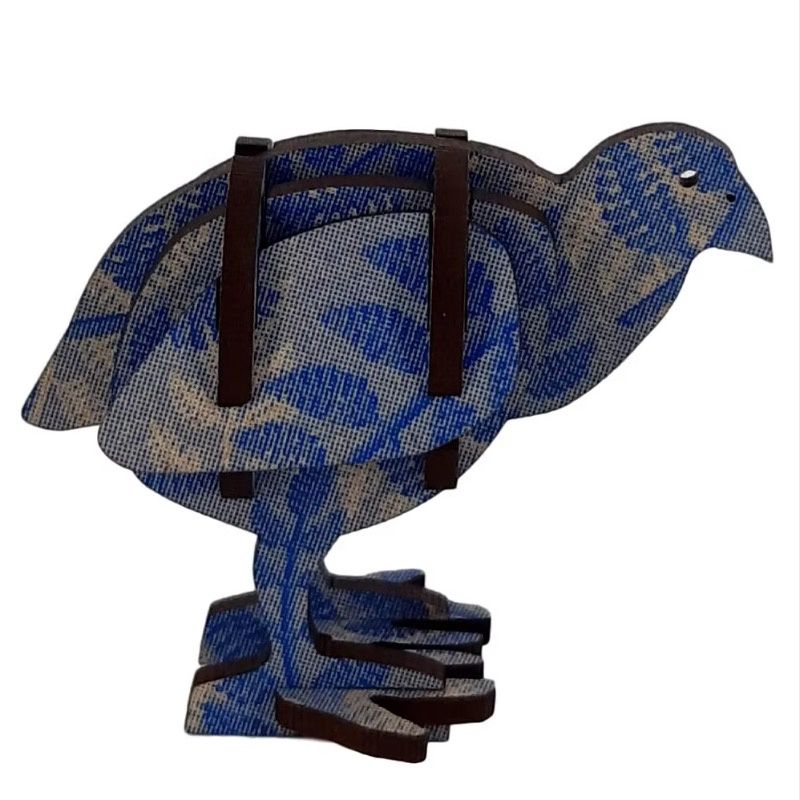 Med Flatpack A5- Takahē, blue ferns Med Flatpack A5- Takahē, blue ferns