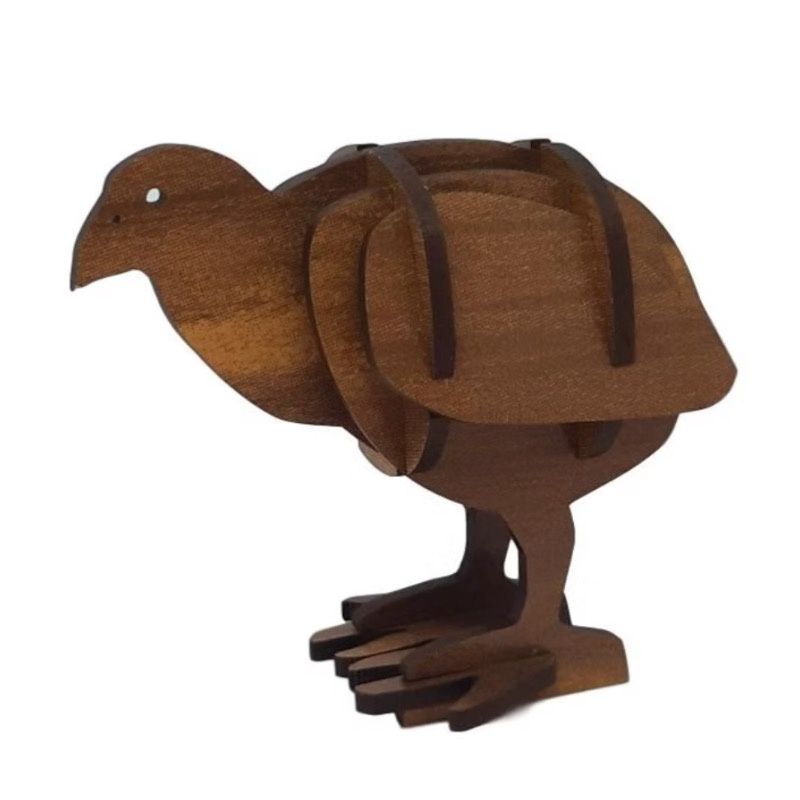 Small Flatpack A6- Takahē, wood