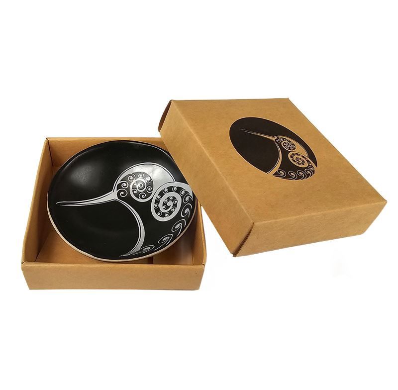 Bowl 7cm- Kiwi, black