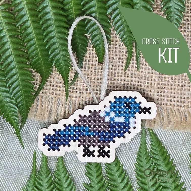 Cross-Stitch Ornament Kit- Tūī