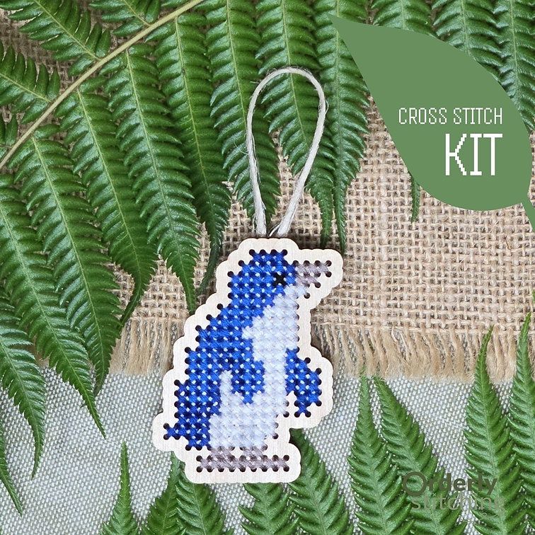 Cross-Stitch Ornament Kit- Kororā