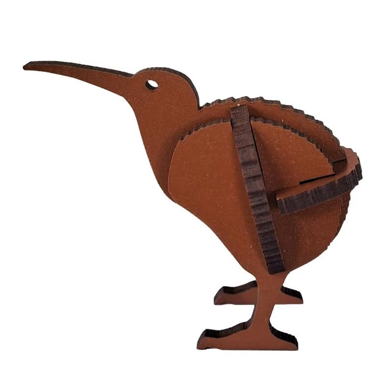 Small Flatpack A6- Kiwi, beak up