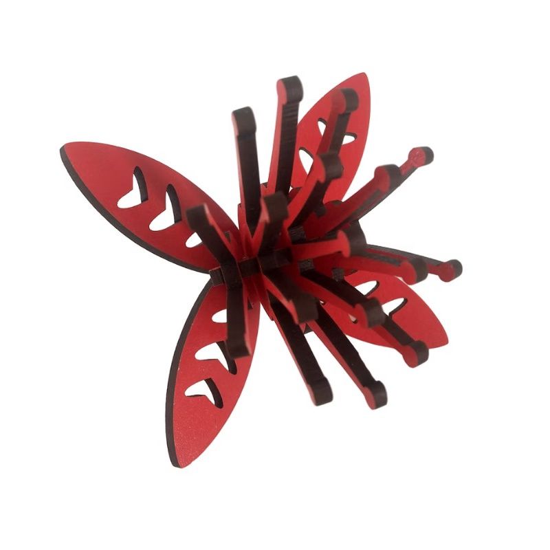 Small Flatpack A6- Pohutukawa, red