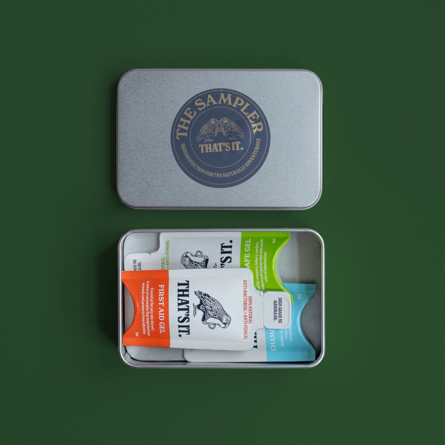 Sampler Pack - First Aid Gel, Anti Chafe Gel, Chamois Cream