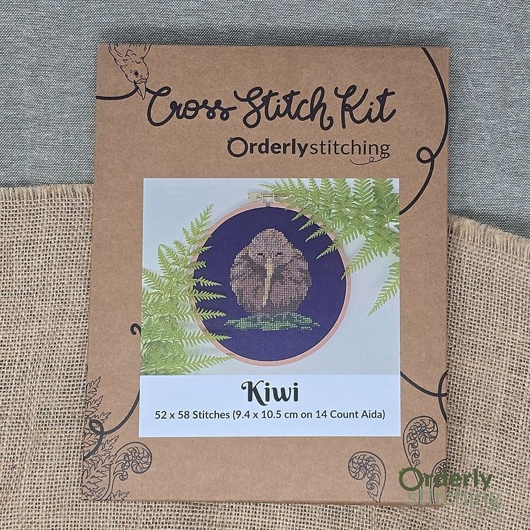 Cross Stitch Kit- Kiwi