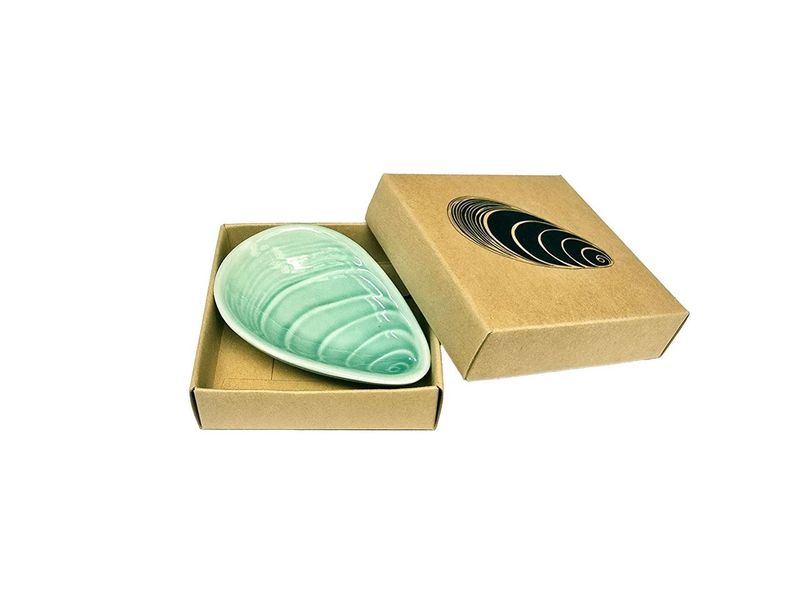 Bowl 8cm- Mussel Shell, aqua
