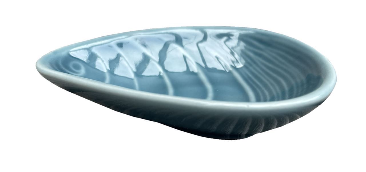 Bowl 12cm- Mussel Shell, blue Bowl 12cm- Mussel Shell, blue