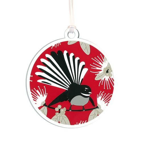 Bag Tag- Flirting Fantails
