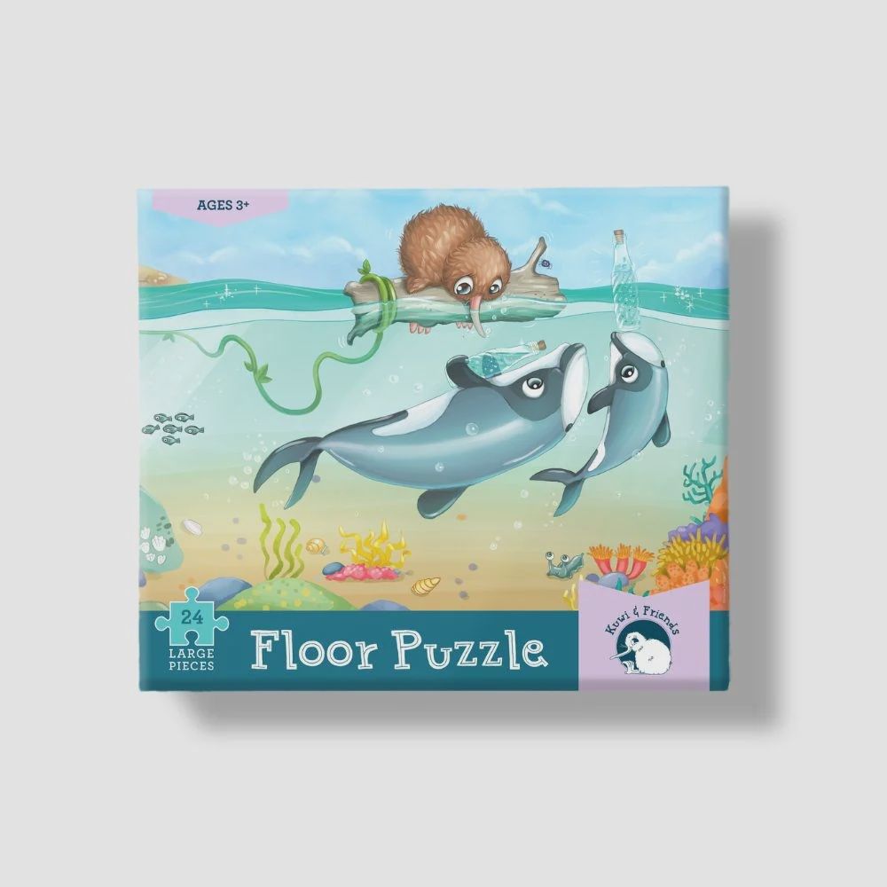Puzzle- Māui Dolphin Mischief, 24 piece Puzzle- Māui Dolphin Mischief, 24 piece