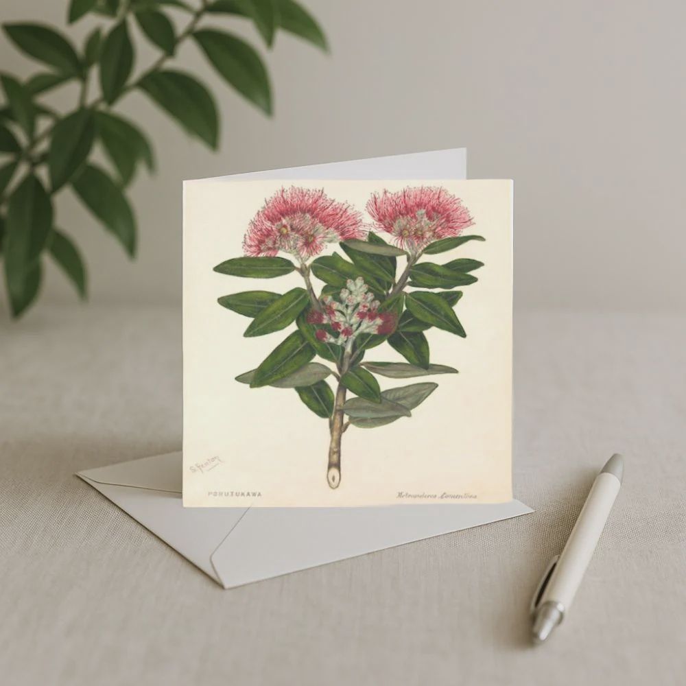 Card- S.Featon, Pōhutukawa