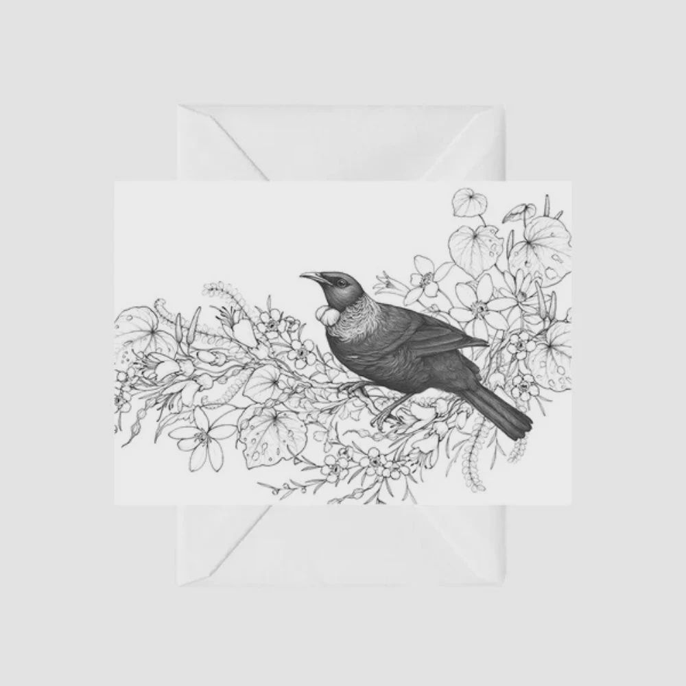 Card- Home is here, Tūī