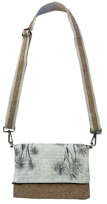 Bag- Ti Kouka, natural cork fabric, cream