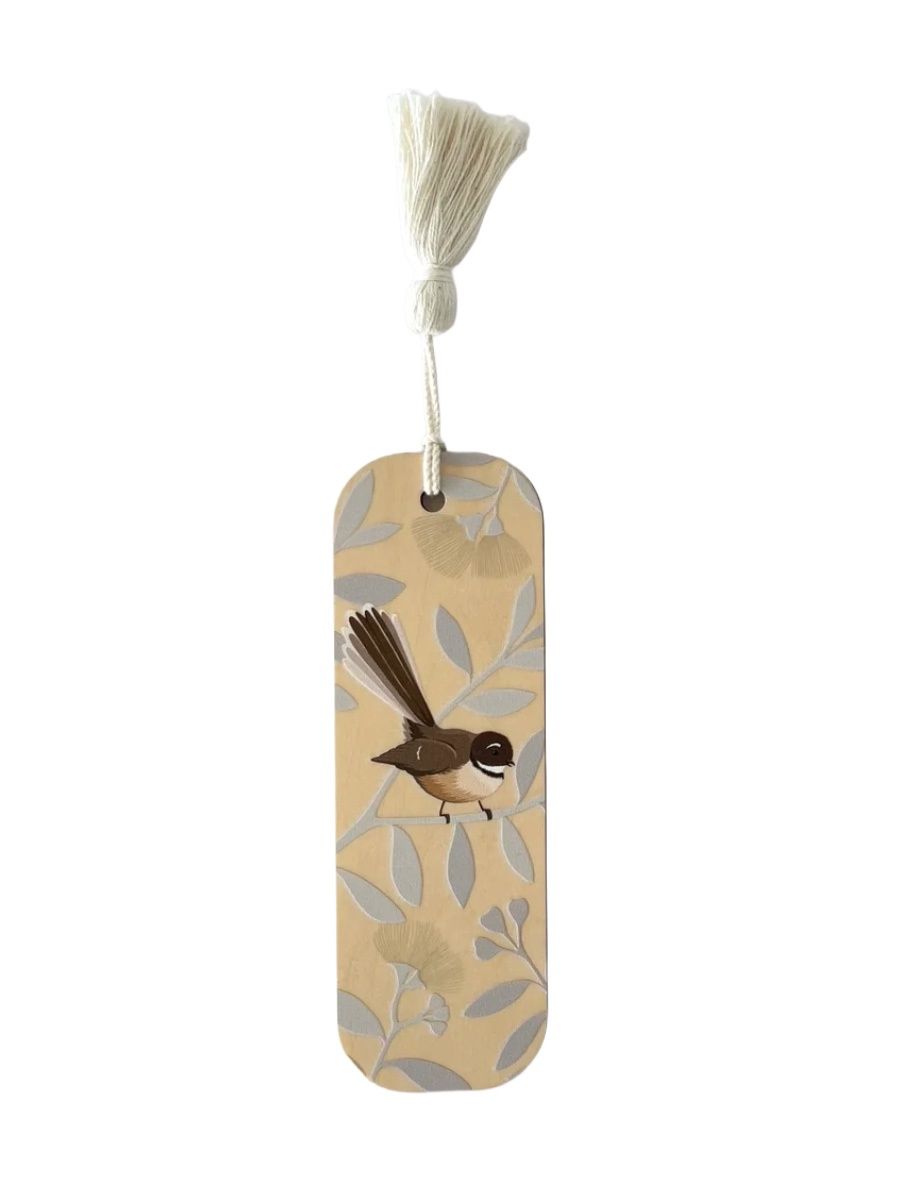 Wood Bookmark- Pīwakawaka/Fantail