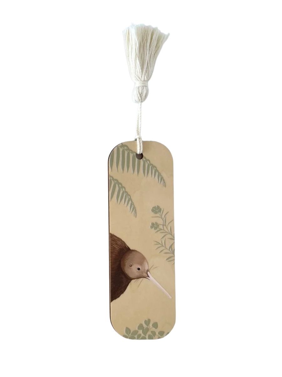 Wood Bookmark- Kiwi