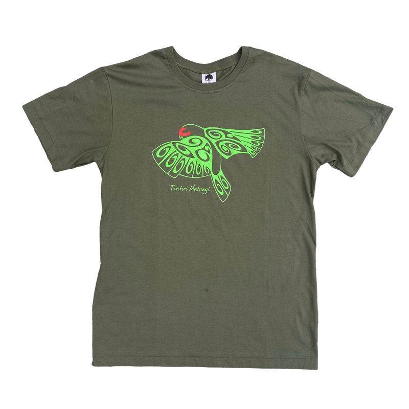 T-Shirt- Kākāriki TMI, unisex, green