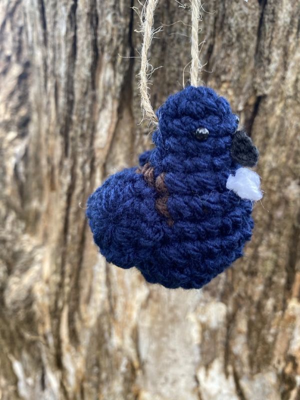 Crochet Bird- Tūī