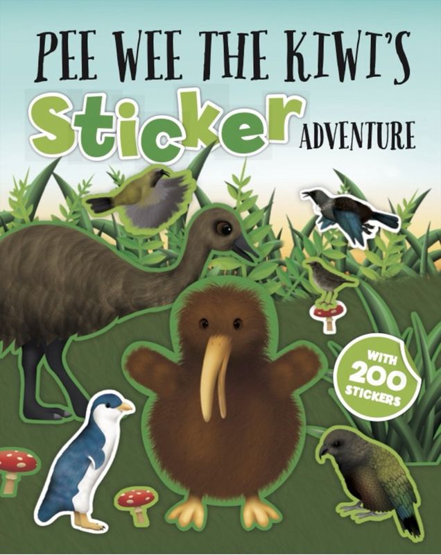 Book- Pee Wee Kiwis Sticker Adventure