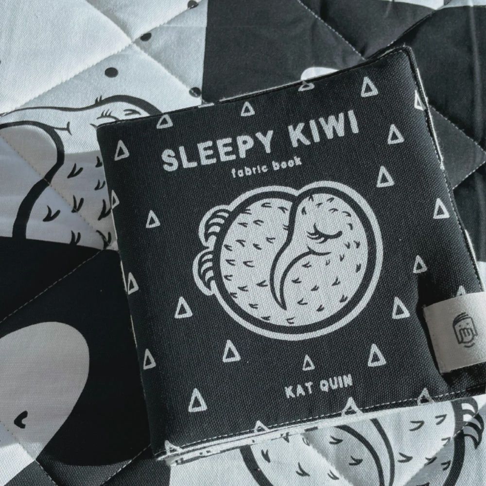 Fabric Book- Sleep Kiwi