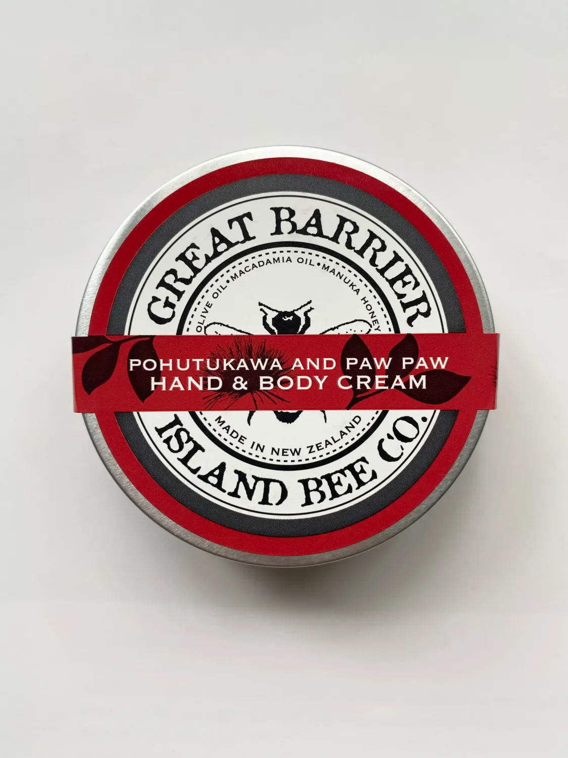 Hand & Body Cream 100gm Pot - Pōhutukawa