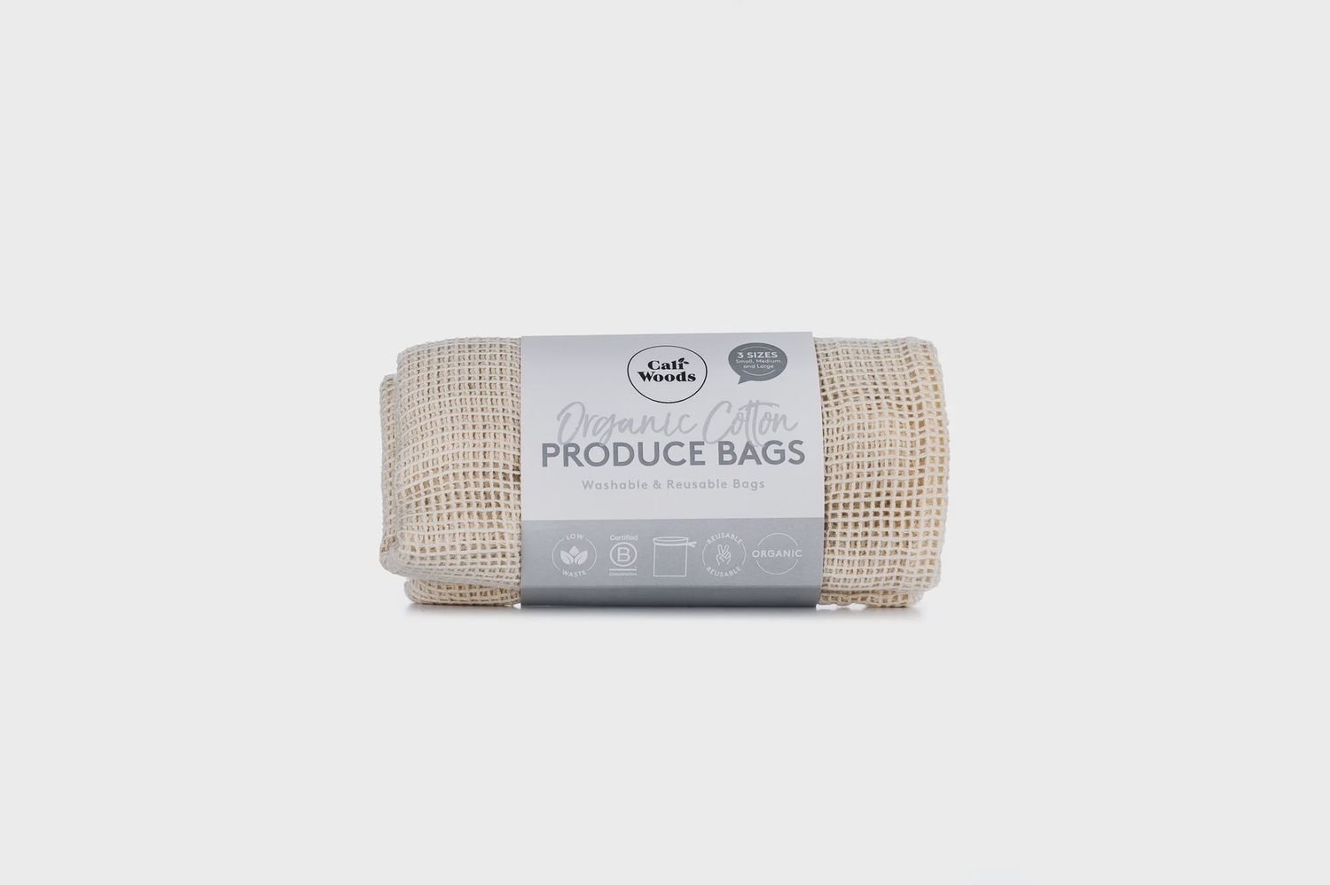 Produce Bags (3 pack) mixed sizes