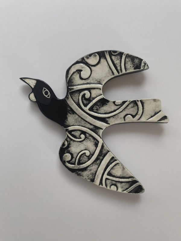 Wall Art- Tūī , kowhaiwhai