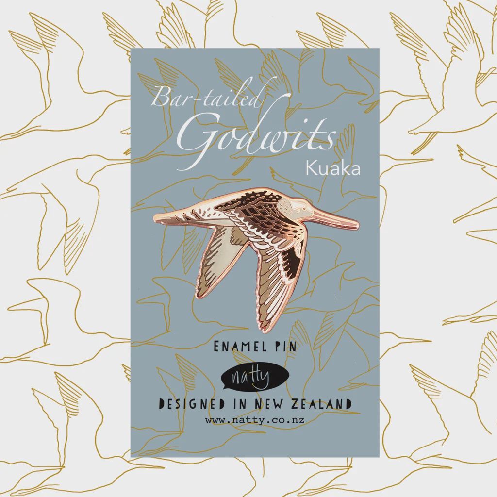 Enamel Pin- Bar tailed Godwit Enamel Pin- Bar tailed Godwit