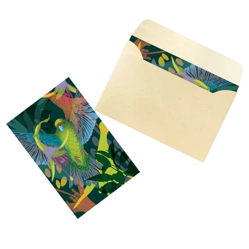 FLOX Card- kākāriki & kōtukutuku
