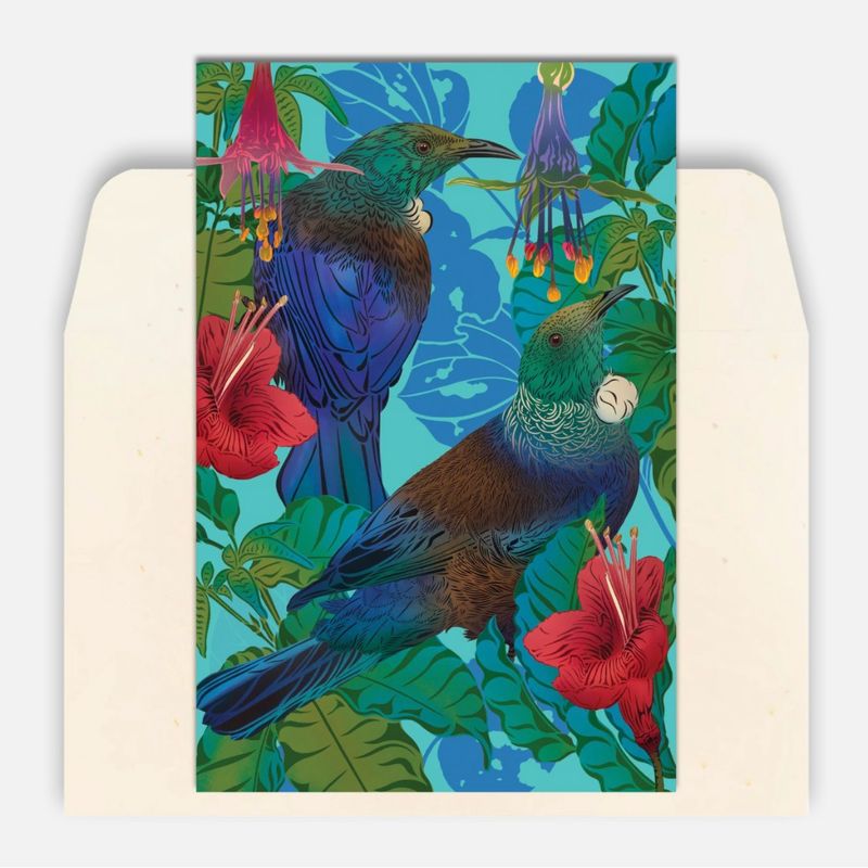 FLOX Card- tūī & pūriri