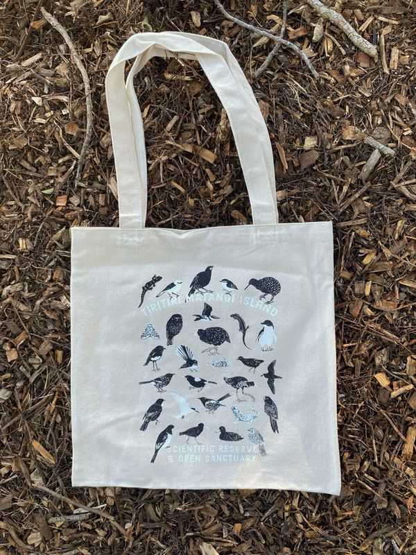 Tote Bag- Tiritiri Matangi Island, multi-species