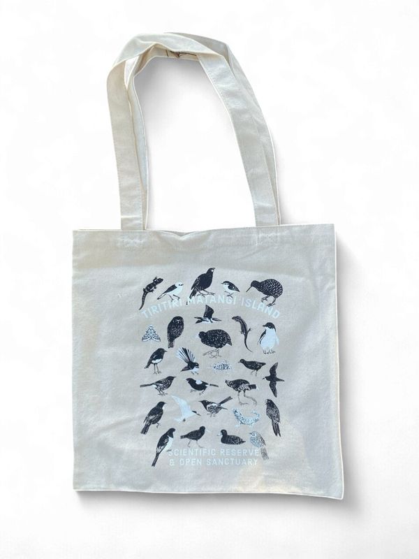 Tote Bag- Tiritiri Matangi Island, multi-species Tote Bag- Tiritiri Matangi Island, multi-species