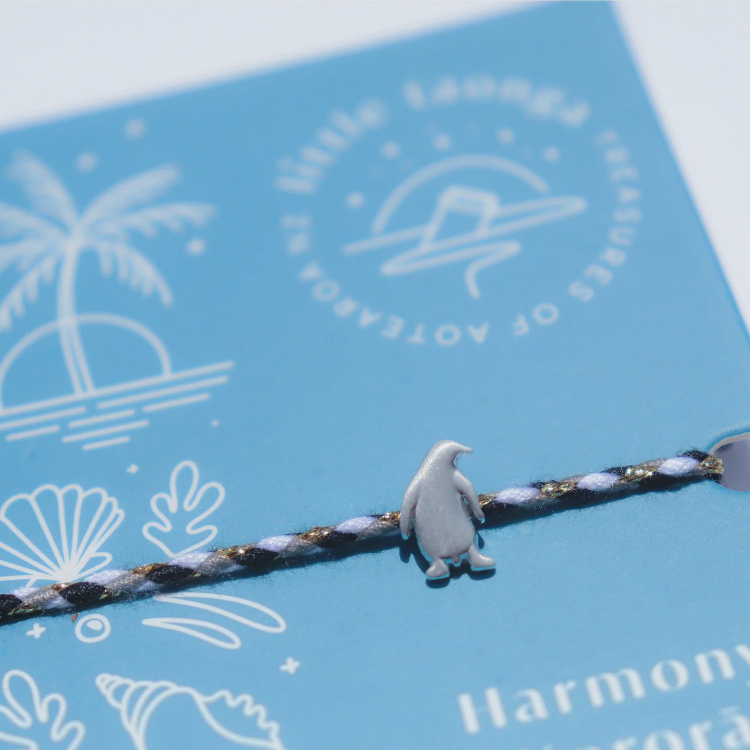 Rope Bracelet- Kororā (Harmony), black