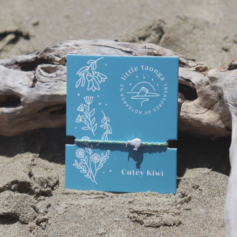 Rope Bracelet- Kiwi (Cutey), blue