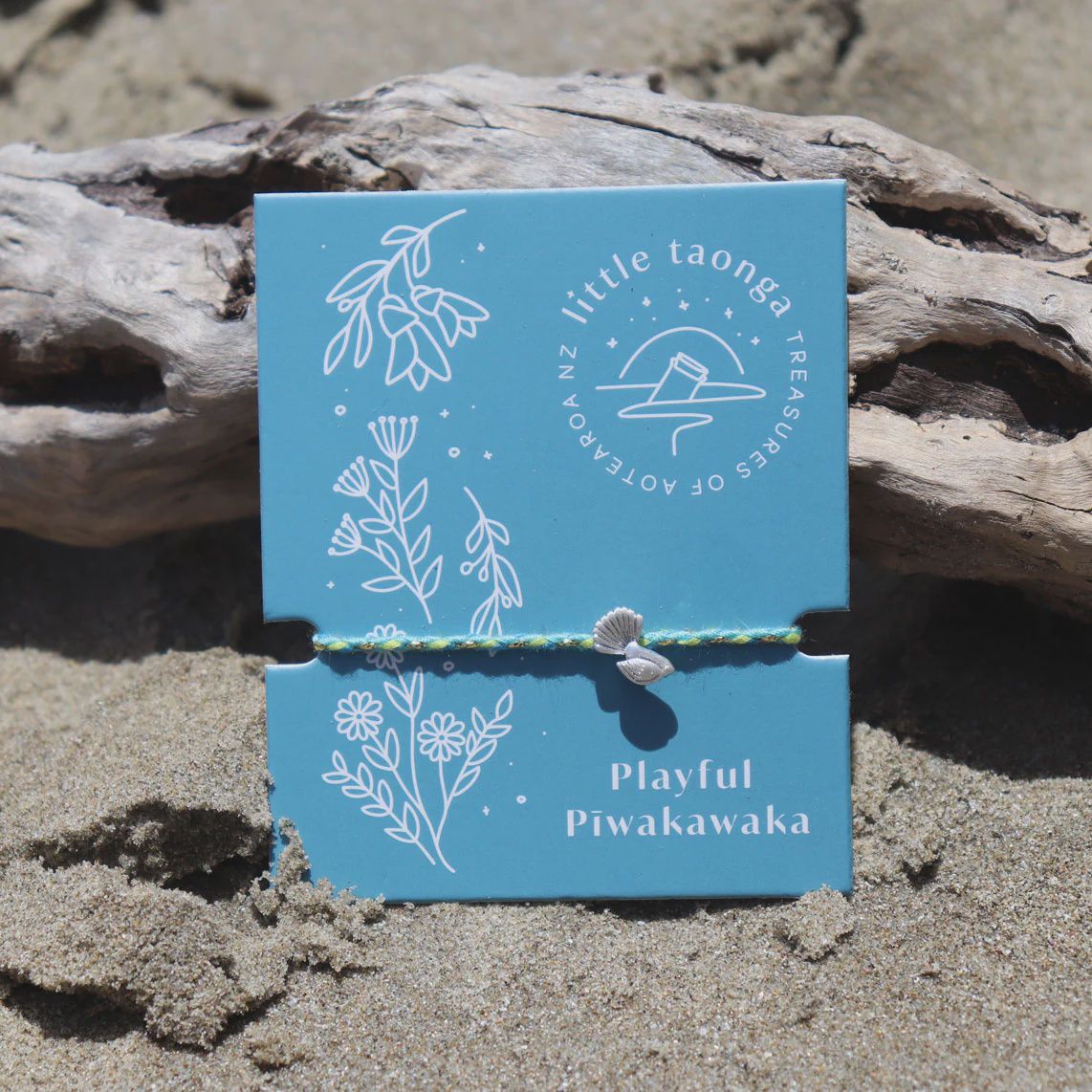 Rope Bracelet- Pīwakawaka (Playful), blue