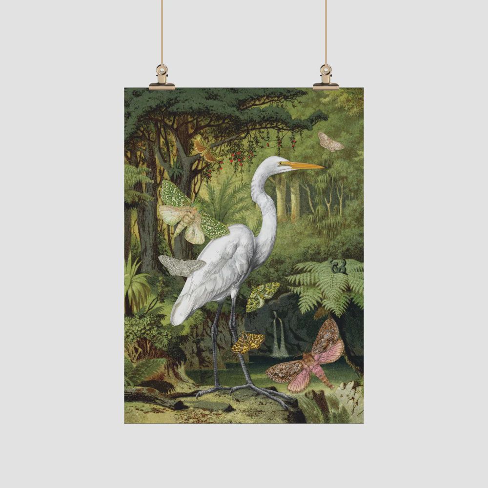 Tea Towel- Heron