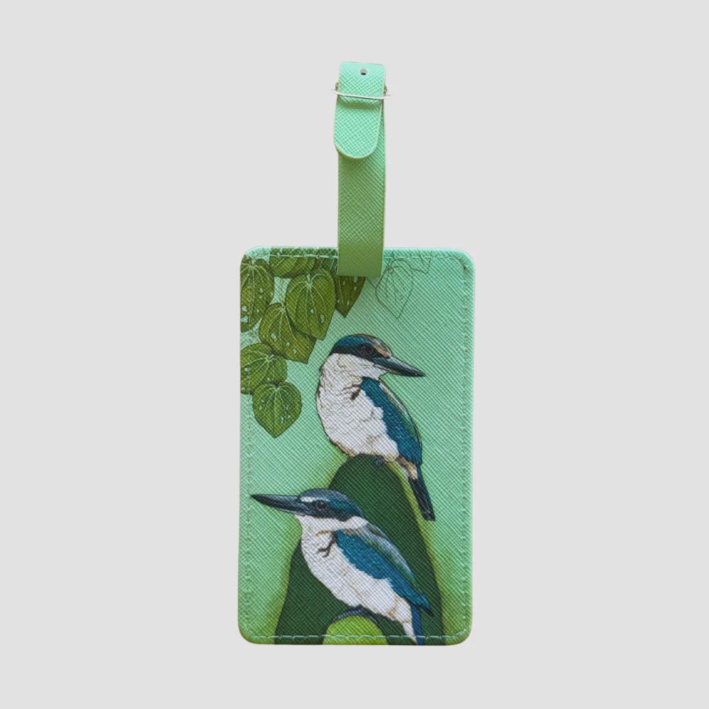 Luggage Tag- kōtare|kingfisher