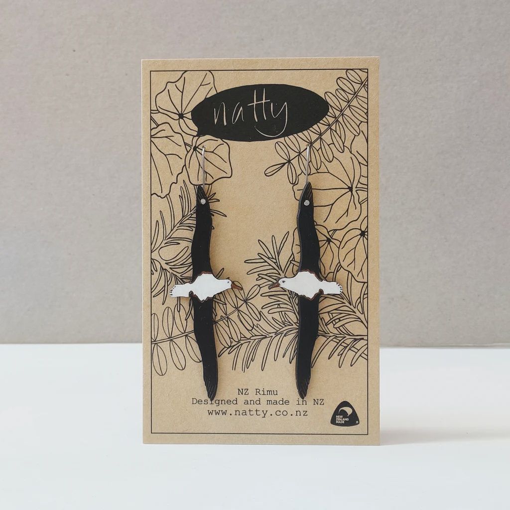 Earrings- Flying Royal Albatross Earrings- Flying Royal Albatross