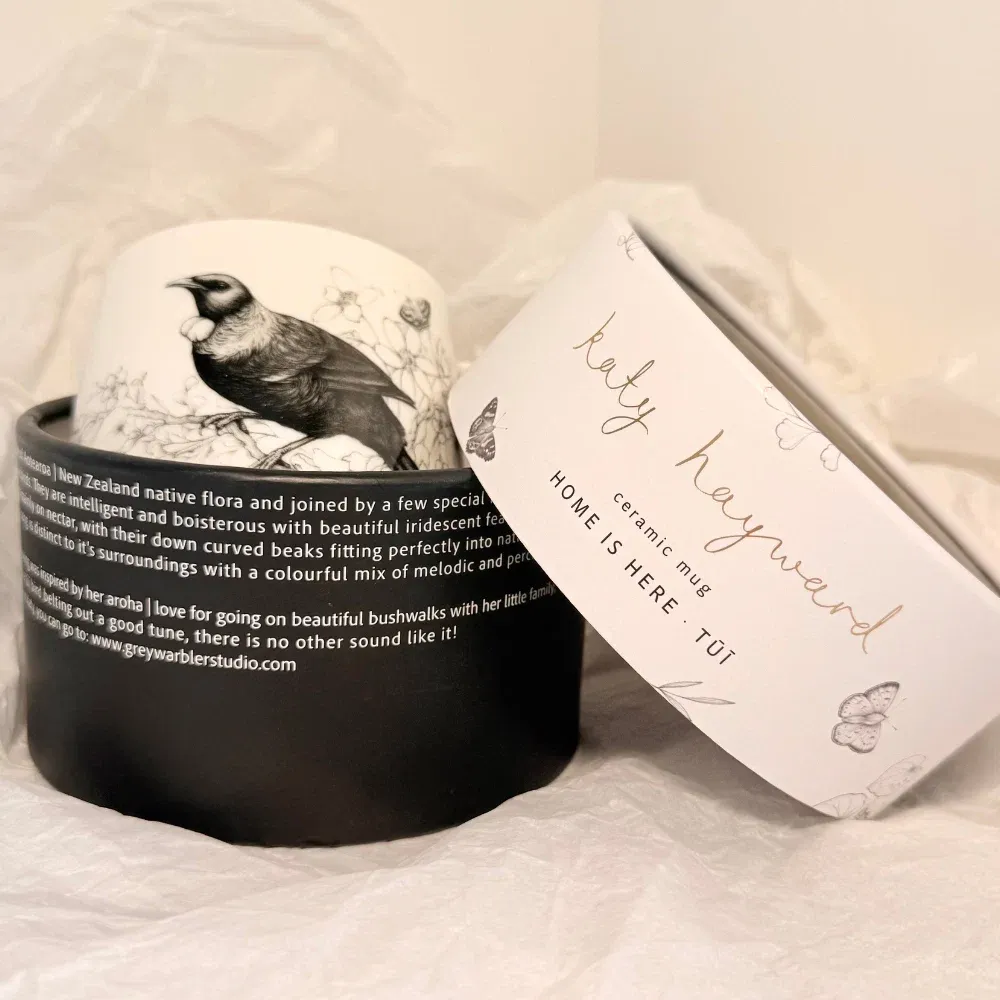 Boxed Mug- Home is Here - tūī Boxed Mug- Home is Here - tūī