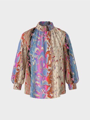 Colourful "Rethink Together" Blouse