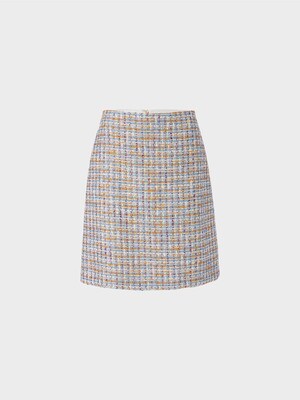 Mini Skirt in Cotton Bouclé