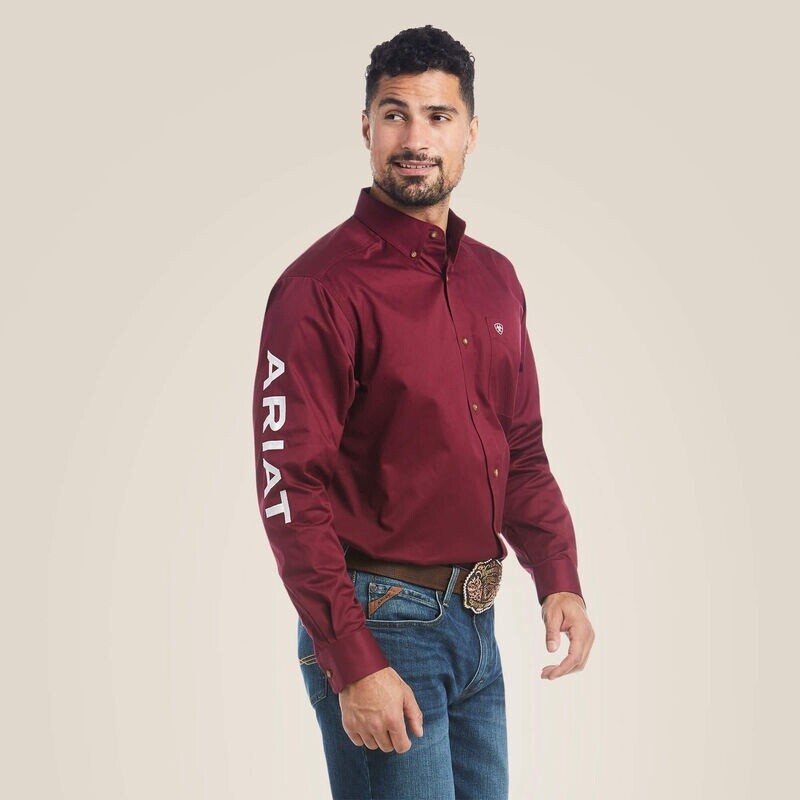 Ariat Team Logo Twill Fitted Shirt