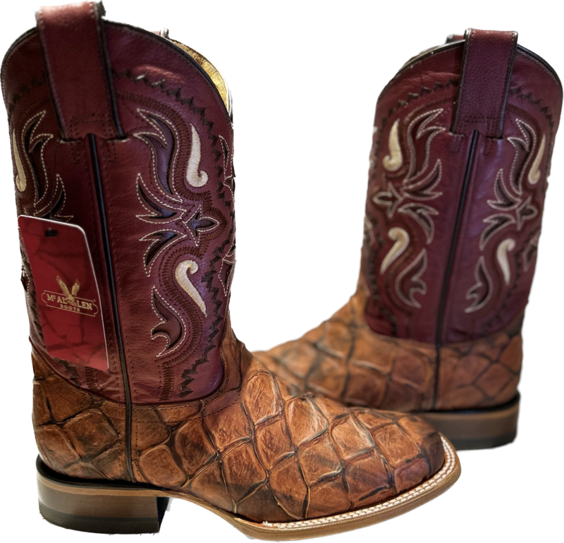 McAllen Boots Imt. Pirarucu Vino