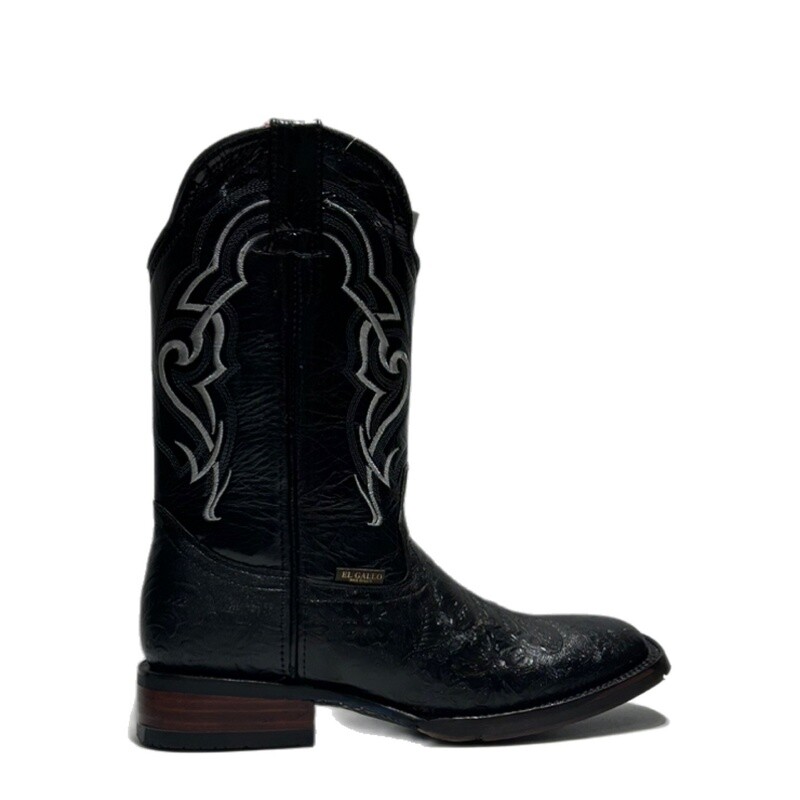 EGMG Boot Black Imt. Cincelado Jumper