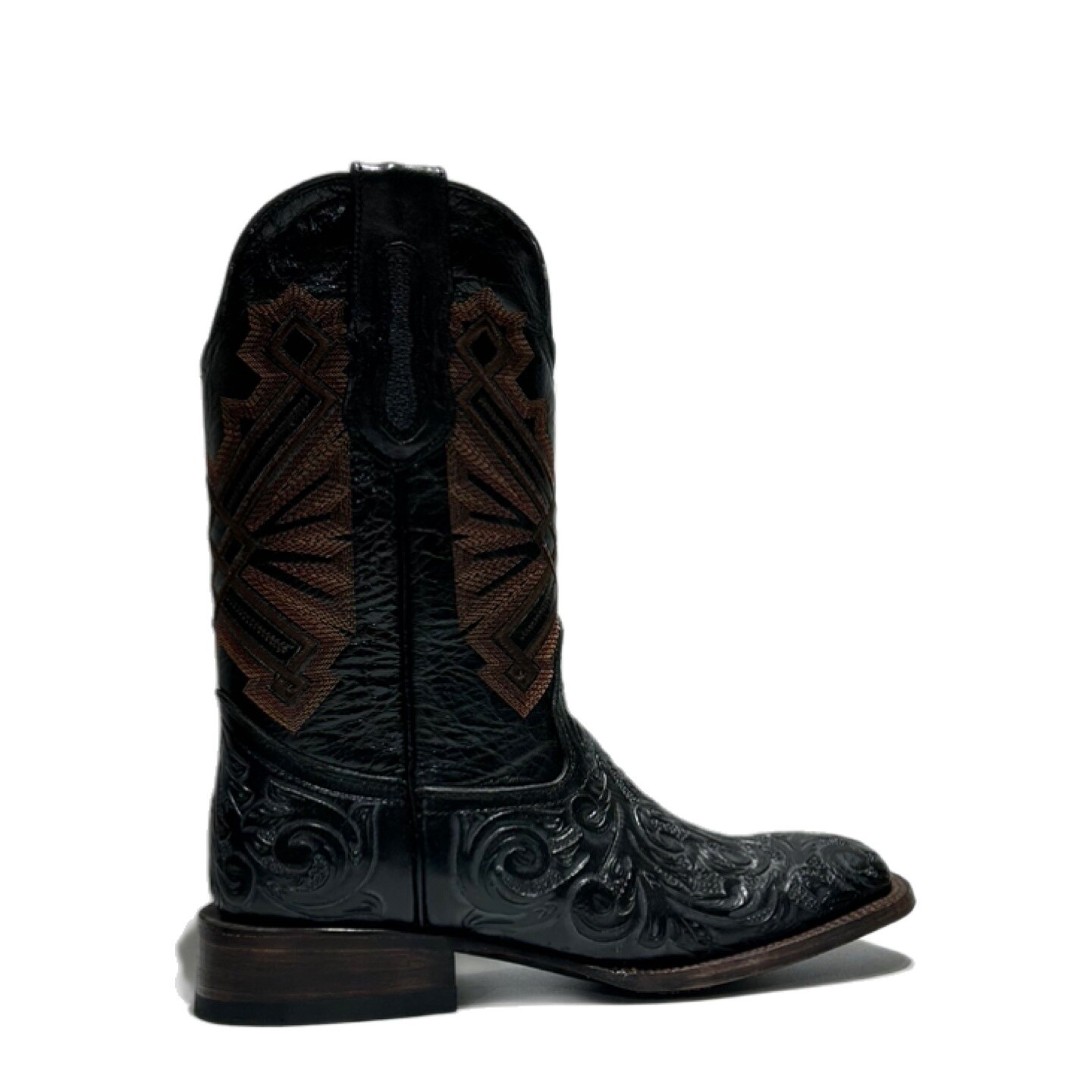EGMG Square Toe Black Cincelado Original