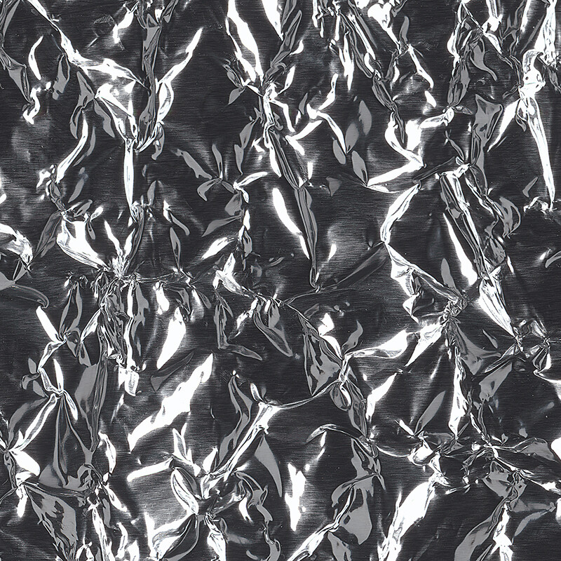 Crushed Foil - Silver